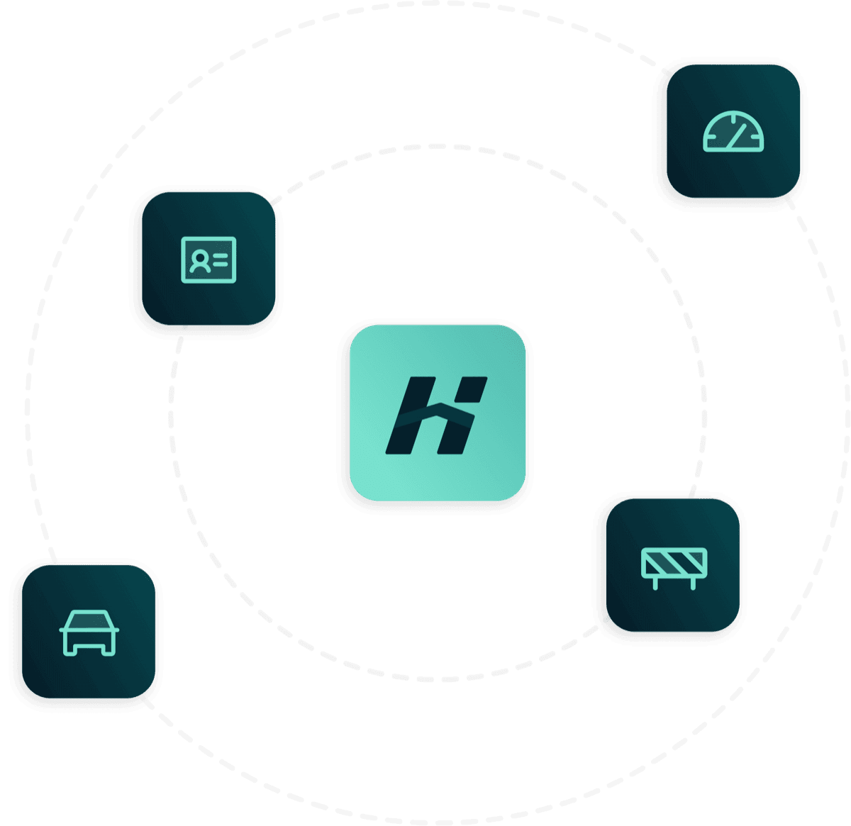 Smart gate integration with license plate recognition and RFID