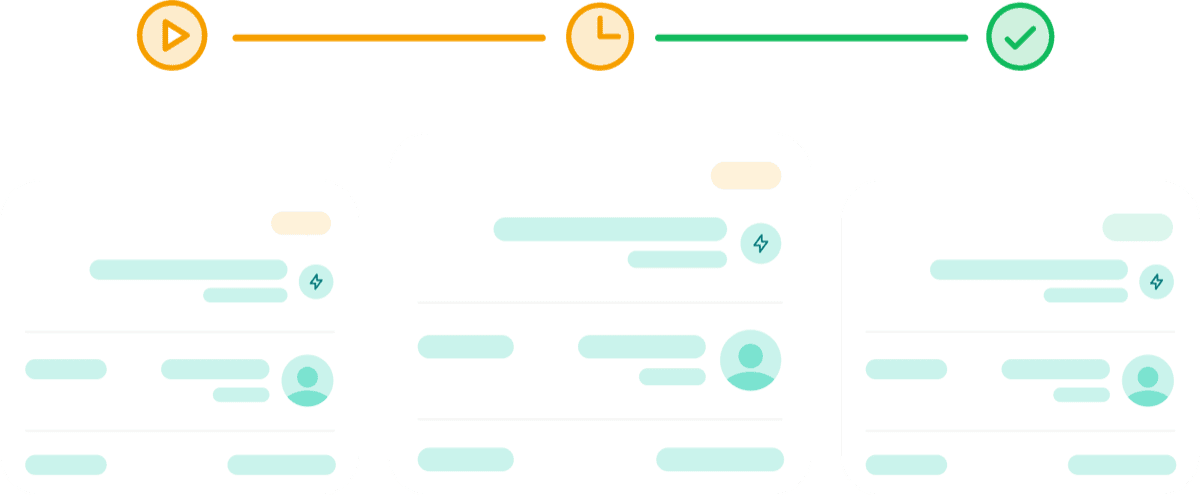 Tracking maintenance request status in real time